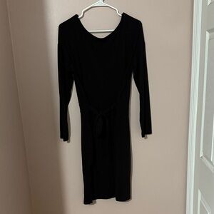 Chic Black Long Sleeve Dress
